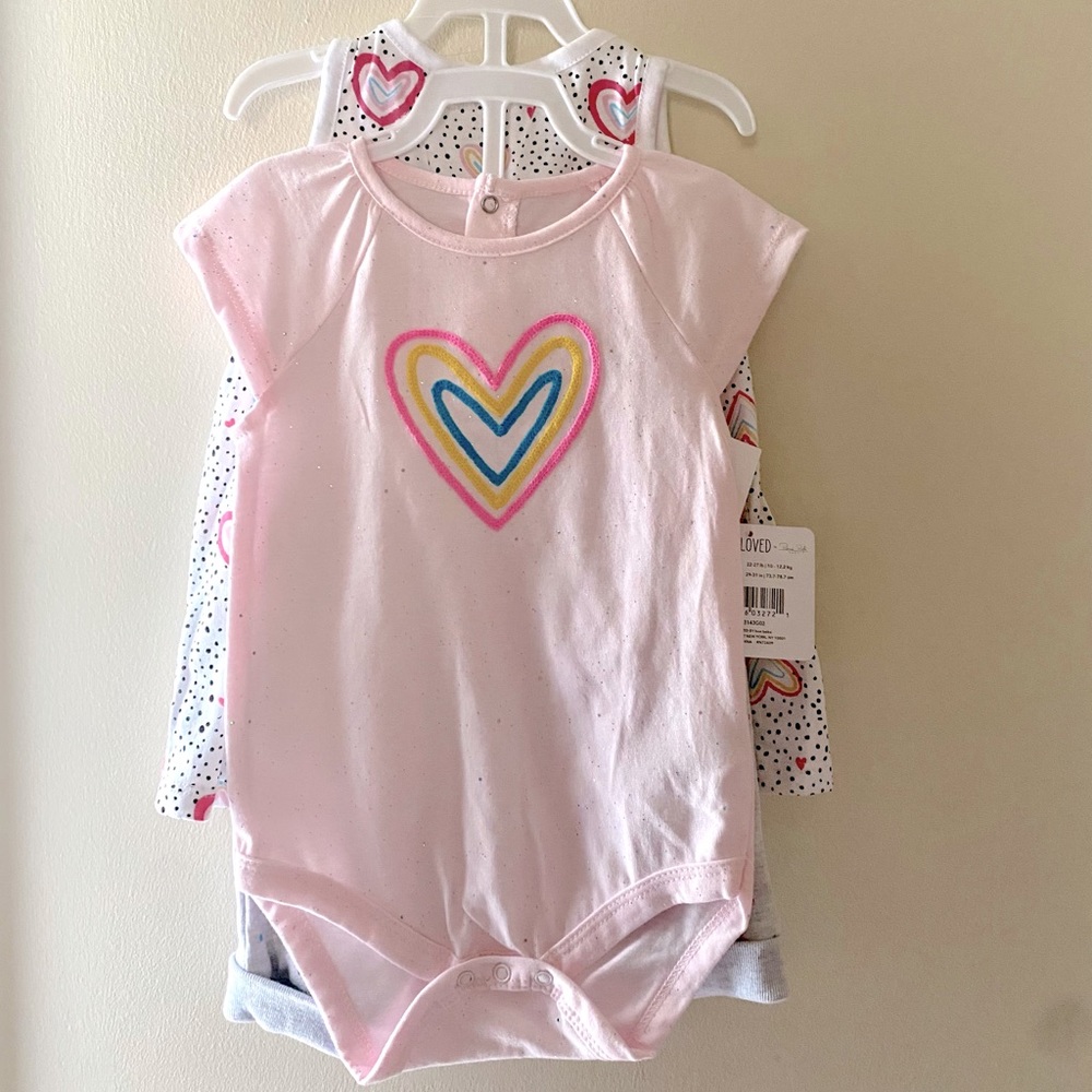 NWT 12 months Baby 3-piece set